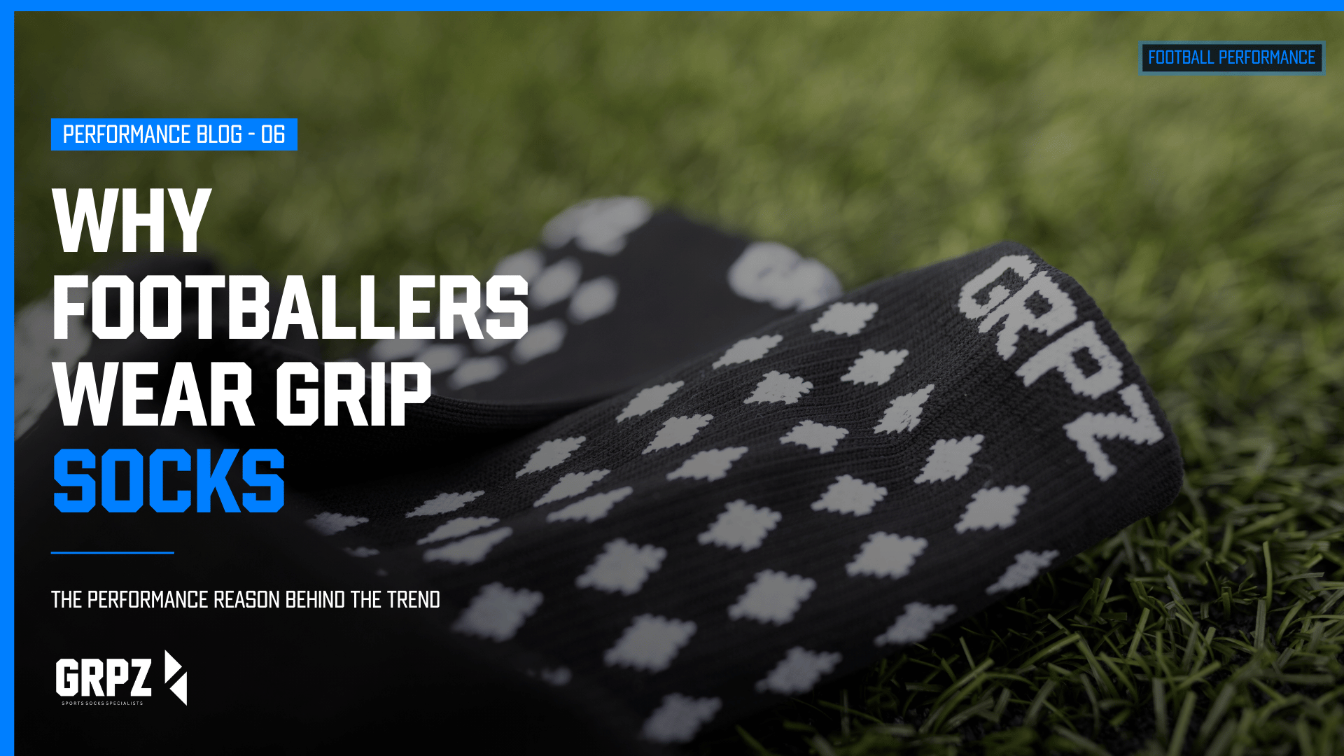 GRPZ Performance PRO grip sock styled for football use