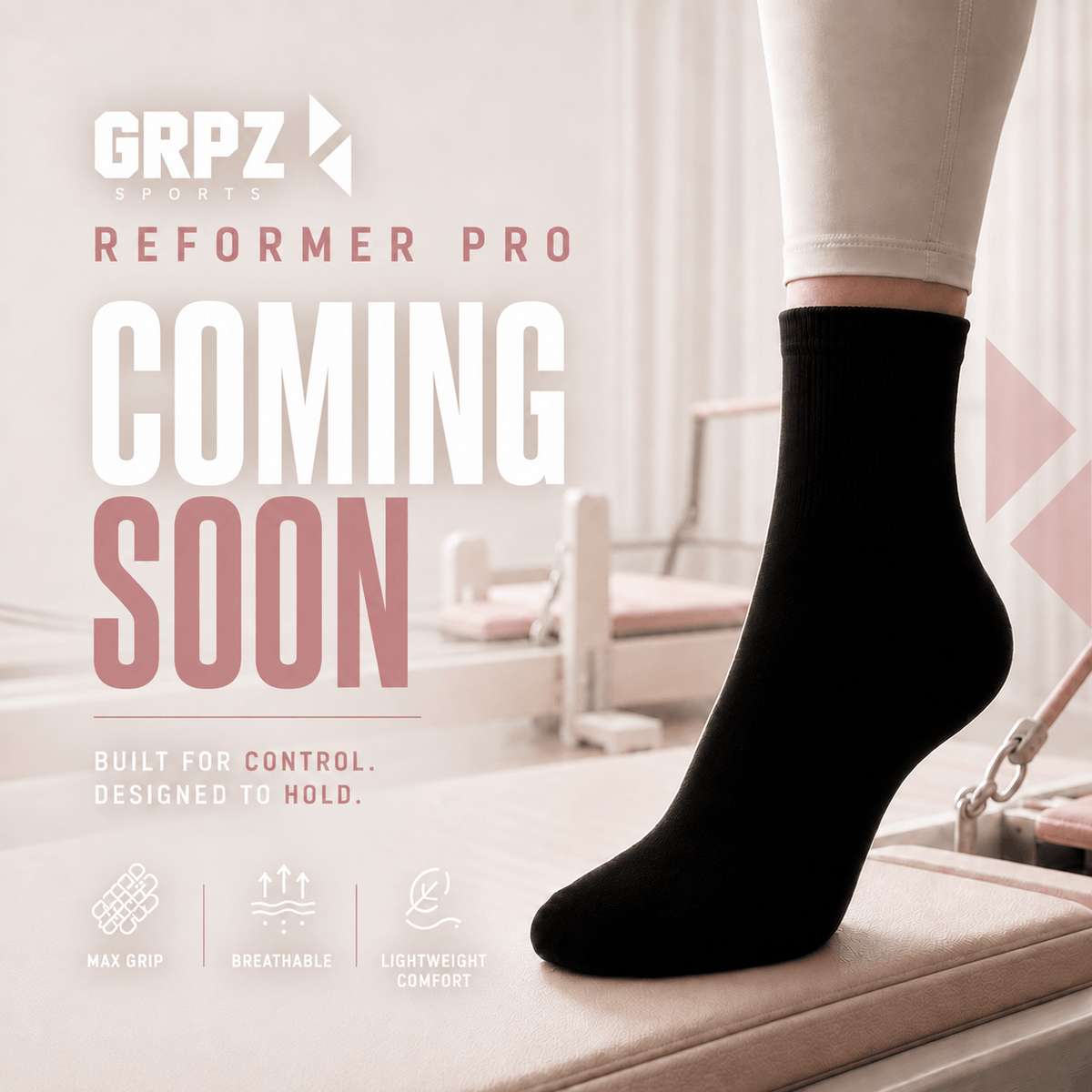 Reformer PRO Grip Sock Crew Length